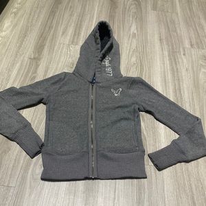American eagle grey hoodie